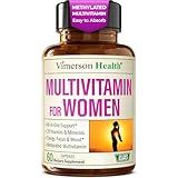Multivitamin for Women – Methylated Womens Multivitamins & Multiminerals Capsules with Vitamin B12, A, D, C, Zinc, Magnesium & More for Complete Daily Support – Trusted Bioavailable Vitamins for Women