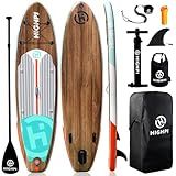 Highpi 11ft Inflatable Stand Up Paddle Board for Youth and Adults – Wide Sup with Premium Accessories, Blow Up Paddleboard for Surfing, Fishing, Yoga & More