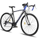 Omelaza Road Bikes,700C Tires Road Bike,Dual Disc Brake,21speeds Off-Road Bike,Road Bicycle,Cycling,Black