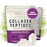 Live Conscious Collagen Peptides Powder - Naturally-Sourced Hydrolyzed Collagen Powder - Hair, Skin, Nail, and Joint Support - Type I & III Grass-Fed Collagen Supplements for Women and Men - 16oz
