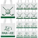 Yizeda 24pcs Golf Party Favor Bags Golf Goodie Favor Bags Non-woven Bag with Handles for Theme Party Supplies Birthday Supplies