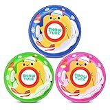 Kids Snow Tube Sleds 3 Pack, 36" Inflatable Snow Sled, Heavy Duty PVC Sledding Tube Set with Reinforced Handles, Winter Family Activities Outdoor Snow Toys for Boys & Girls