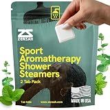 Zensah Sport Shower Steamers - Gifts for Runners, USA Made, Essential Oils
