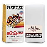 Hertel Super HotSauce All Temperature Ski and Snowboard Wax - Easy to Apply, Rub On or Iron On Hot Wax for Snowboards and Skis - Last up to three times longer (340 g) Quality since 1974.