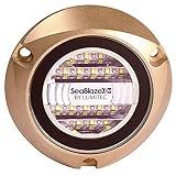 Lumitec 101516 SeaBlazeX2 LED Underwater Boat Light, Bronze