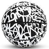 AND1 Chaos Rubber Basketball: Game Ready, Office Regulation Size (29.5”) Streetball, Made for Indoor/Outdoor Basketball Games- Graffiti Series