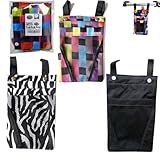 YehVeh 3 Pack Bike Handlebar Bag Bicycle Handle Bar Front Hanging Pouch 2 Layers with Mobile Phone Holder for Motorcycle eBike Scooter Trike Tricycle Cycling Vehicle Crossbar Kids Girls Boys Men Women