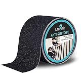 Lifegrip Anti Slip Traction Tape, 4 Inch x 38 Foot - Best Grip, Friction, Abrasive Adhesive for Stairs, Tread Step, Indoor, Outdoor (4" X 38')