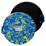 Flybar Kids 26" Foam Saucer Disc Snow Sled with Slick Bottom & PE Core Build for Boys and Girls Ages 5+, Holds Up to 110 Lbs - Blue Dinosaur