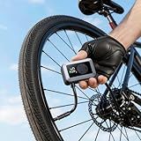 DSUY Mini Bike Tire Pump, 120PSI Portable Electric Bicycle Air Pump with Digital Gauge & Auto-Stop, 20s Faster Inflation for Road Bike, Mountain Bike, E-Bike – Presta/Schrader Valve Compatible