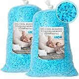 Jecqbor Bean Bag Filler, 10lbs Shredded Memory Foam Filling, Soft Pillow Stuffing Bean Bag Refill Foam for Couch, Cushion, Stuffed Animals, Dog Bed, Arts Crafts