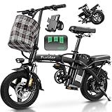 Furider Electric Bike for Adults, 1200W Peak Power Ebike, 28MPH, 48V 18Ah Removable Battery, 35-Mile Range, 500LBS Load Fat Tire e-Bike, Electric Mountain Bicycle for All-Terrain, UL 2849 Certified