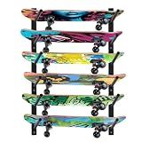 BiJun 6 Layer Horizontal Skateboard Wall Mount Storage Rack