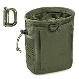 LIVANS Tactical Molle Dump Pouch, Magazine Drop Pouch Drastring Ammo Bag