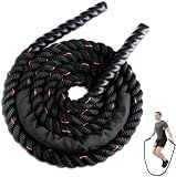 Weighted Jump Rope for Men Women, 1.5lb Heavy Jumping Ropes for Fitness