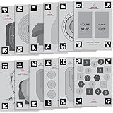 Mantis Laser Academy Smart Targets | 15 Dry Fire Laser Targets for Practice & Training | Automatic Detection & Scoring with App