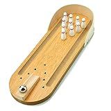 Tabletop Mini Bowling Game Set: Funny White Elephant Gifts for Adults Men Women Christmas Stocking Stuffers for Teens Boys Girls Kids Wooden Home Bowling Alleys Office Desk Toys Stress Relief Gadgets