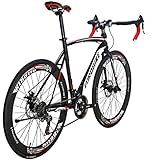 EUROBIKE Road Bike TSM 550 21 Speed Bike 54Cm Frame Adult Bike Dual Disc Brake Wheels Bicycle