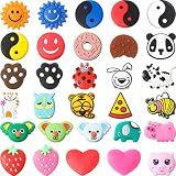 Leitee 30 Pcs Cute Tennis Dampener Tennis Racket Vibration Racquet Dampener
