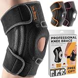 DR. BRACE ELITE Knee Brace with Side Stabilizers & Patella Gel Pads