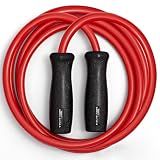 Elite Jumps Muay Thai 2.0 Weighted Jump Rope for MMA, 1.2 lbs, 9 ft, Red
