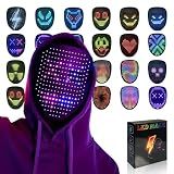 MOYACA Led Mask Light up Mask with Gesture Sensing, Cool Toys Men Boys Gift