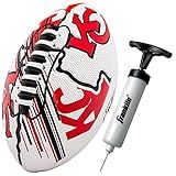 Franklin Sports NFL Kansas City Chiefs Football - Youth Mini Football - 8.5" Junior Size Ball - SPACELACE Easy Grip Texture- Perfect for Kids