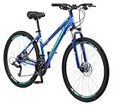 Schwinn GTX 2 Hybrid Bike, 700c Mens and Womens Bike, 21-Speed Hybrid Bicycle, Aluminum Dual-Sport Frame, Suspension Fork, Mechanical Disc Brakes, Adult Bicycle