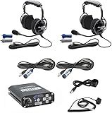 Rugged Radios Off Road UTV SXS Intercom System with H22-STX Ultimate OTH Carbon Fiber Headsets - for in Car Communications for Polaris Can Am Kawasaki Yamaha
