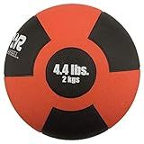 Rubber Medicine Ball - 4.4 lb. - Red