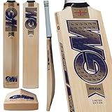 Gunn & Moore GM Cricket Bat | Brava 606 |Prime English Willow | DXM, Pro-Lite Grip | Full Size Short Handle Suitable for Players 175cm / 5/9" & Over