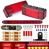LIMICAR Boat Trailer Lights, Trailer Lights LED Kit, Boat Trailer Lights LED Submersible Kit, Waterproof Boat Trailer Light Kit with 29FT Trailer Wiring Harness