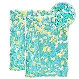 Welacer Shredded Memory Foam Filling 10lbs for Bean Bag Filler, Pillow Stuffing Cushion Arts Crafts Refill, Without Added Gel Particles, Premium Soft and Great for Stuffing, Multi Color and Shape