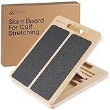 ElaraFit Adjustable Slant Board for Calf Stretching, Wooden Portable Stretcher, Foldable Incline Boards for Calves Ankle Achilles Tendon Knee Heel Muscle Stretch Exercise