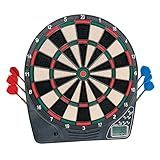 Franklin Sports Electronic Dart Board Sets - Soft Tip Electric Dartboard With Digital Scoreboard - (6) Darts Included, 15"