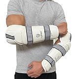 Sedroc Taekwondo Forearm and Elbow Guard Arm Pads, TKD Protector, for Kids and Adults (Extra Large)