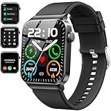 Smart Watch for Men Women, Fitness Tracker Heart Rate Monitor, 1.85" Touch HD Smartwatch for Android iOS IP68 Swimming Waterproof for 100+ Sport Modes, Sleep Tracking, Step Pedometer Calories Tracker