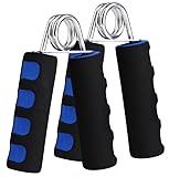 HORNO 2 Pcs Soft Foam Hand Exerciser，Strengthen Hand Grip Exerciser for Quickly Increasing Wrist Forearm and Finger Strength