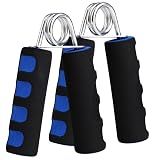 HORNO 2 Pcs Soft Foam Hand Exerciser，Strengthen Hand Grip Exerciser for Quickly Increasing Wrist Forearm and Finger Strength