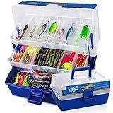 Vipfish 448-Pcs Fishing Lures Kit – Complete Large 3-Layer Tackle Box Set with Hooks, Weights, Bobbers, Pliers, Rigs, Leaders, Accessories & Gifts for Man and kids Fishing Gear