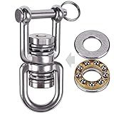 BeneLabel Swing Swivel with 2 Bearing, 360° Rotation, 770LB Capacity, Safest Rotational Device Hanging Accessory for Web Tree Swing, Aerial Dance, Children's Swing, Yoga Swing Sets
