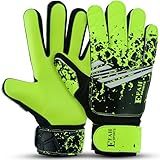 EFAH SPORTS Soccer Goalkeeper Gloves for Kids children boys and girls Youth Football Goalie Gloves with Strong Grips