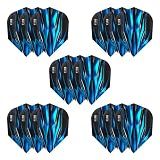 Harrows Fire Dart Flights | 5 x Sets Darts Flights (15 Flights Total) I 100 Micron Dart Flights I Premium Extra Strong Made in UK I Professional Darts Accessories I Blue Dart Flights
