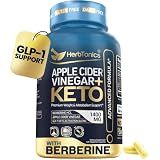 Herbtonics Apple Cider Vinegar Keto Advanced + Berberine & GLP-1 Support