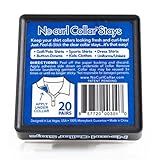 No Curl Collar Stays 20 Pair Dispensing Case: Temporary Peel-&-Stick