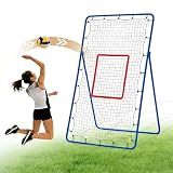 NEWBULIG Volleyball Rebounder Net 7x4 ft, Bounce Back Training Equipment