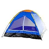 5 Person Camping Tent with Rain Fly and Carrying Bag - Lightweight Outdoor Pop Up Tents for Camping Essentials, Music Festivals, Backpacking, Hiking, or Beach Shelter by Wakeman Outdoors