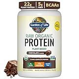 Garden of Life Protein Powder, Vegan Protein Powder, BCAA, Probiotics & Digestive Enzymes, Gluten & Lactose Free, Chocolate, 1.5 LB