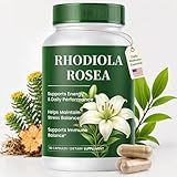 FIYY6VC Rhodiola Rosea Supplement – Rhodiola Rosea Capsules 90 Count, Golden Root Adaptogen for Daily Stress Support & Energy Balance – Premium Rhodiola Extract, Vegan, Non-GMO