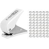 CyeeLife-Dart Flights Puncher+100 Spring Rings-Dart Accessories for Plastic shafts